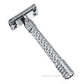 Adjustable Zinc Long Handle Reusable Butterfly Safety Razor